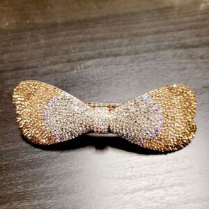 2/$20 Brand New Copper Gold Colour Rhinestone Hair Clip